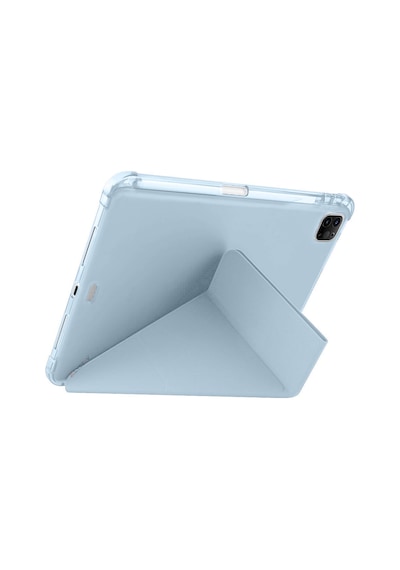 Apple Uyumlu iPad Pro 11 İnç 3.nesil M1 2021 Kılıf Üçgen Katlanabilir Kalem Şarj Bölmeli Kılıf Kapaklı Kılıf