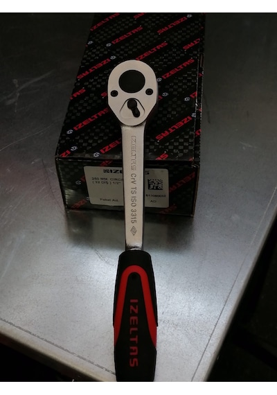İzeltaş Cırcır Kolu ( 32 Dış ) 1/2'' 250 Mm