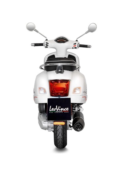 Vespa GTS-GTV 300 Egzoz, Katalizörlü *Siyah* Euro 5 (2020- ) / LEOVINCE