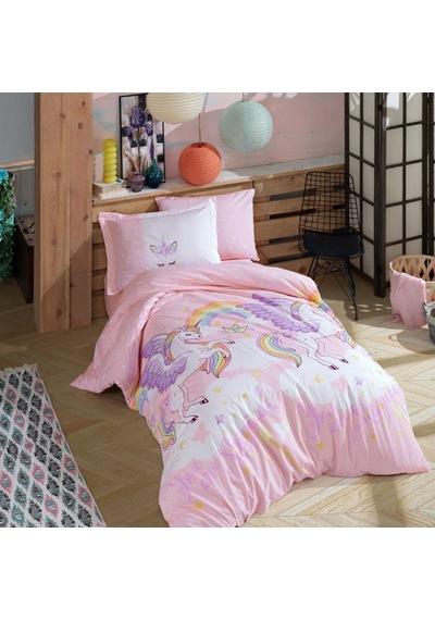 Magical Pembe - Poplin Studio Nevresim Takımı