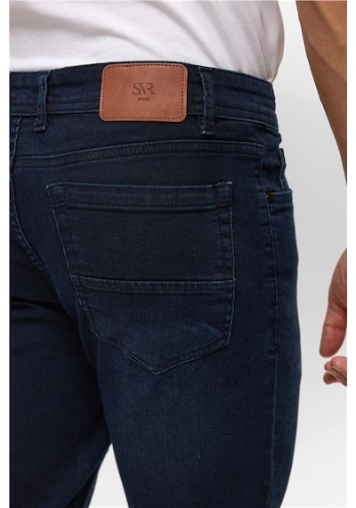 Süvari Mavi Slim Denim Pantolon Mavi