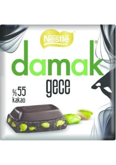 Nestle Damak Gece Antep Fıstıklı Bitter Kare Çikolata 6 x 60 G