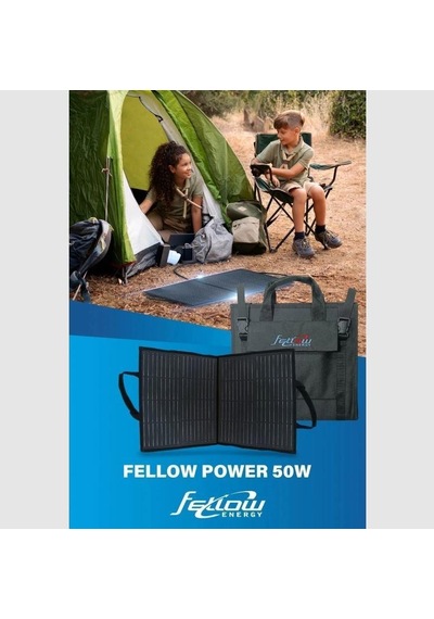 Fellow 50w Katlanabilir Çanta Tipi Solar Güneş Paneli
