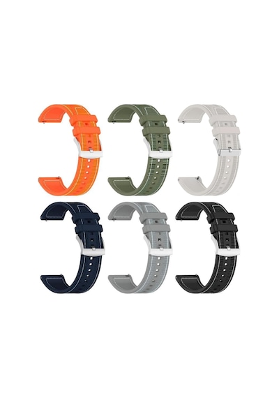 Huawei Uyumlu 22mm Dikişli Hybrid Silikon Kumaş Kordon - Huawei Watch Gt6/gt6 Pro/gt5/gt5 Pro/gt4/watch 4 Pro/gt3/gt3 Pro/gt2/gt2 Pro 46mm Uyumlu Çok Renkli Huawei Uyumlu 22mm Dikişli Hybrid Silikon Kumaş Kordon - Huawei Watch Gt6/gt6 Pro/gt5/gt5 Pro/gt4/watch 4 Pro/gt3/gt3 Pro/gt2/gt2 Pro 46mm Uyumlu Çok Renkli