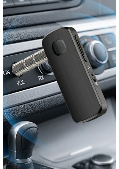 Thentech Oto Teyp Aux Bluetooth Dönüştürücü Adaptör Rx Tx Araç İçi Kablosuz Ses Alıcı Verici