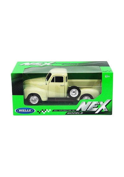 Welly 1 24 1953 Chevrolet 3100 Pick Up Model Araba - Krem