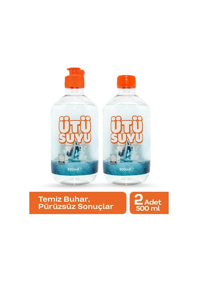 Zahmetsiz, Kolay Ve Hızlı Ütüleme 2 Adet 500 Ml - Ütü, Buhar Kazanlı Ütü Ve Kırışık Giderici Ütüler Için Zahmetsiz, Kolay Ve Hızlı Ütüleme %0 Kimyasal
