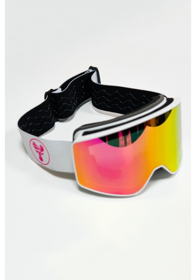 Profesyonel Kayak / Snowboard Gözlüğü Mıknatıslı Model Mor-pembe Mor - Pembe