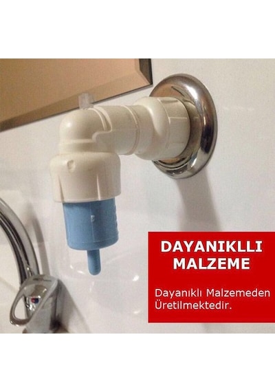 Merkezi Sistem Depolu Sabunluk Alttan Basmalı Beyaz - 1 Depo + 3 Uç