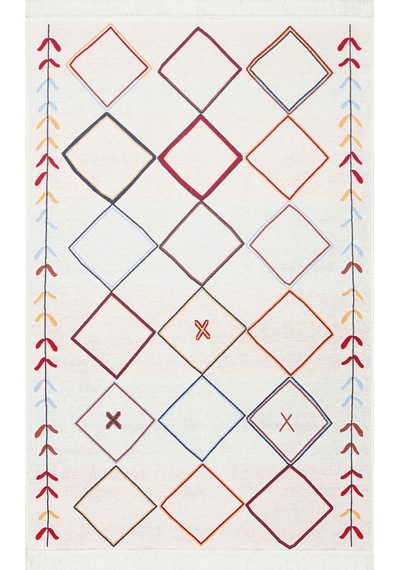 Eko Halı Arya AR 21 Renkli Yıkanabilir Çift Taraflı Pamuk Kilim