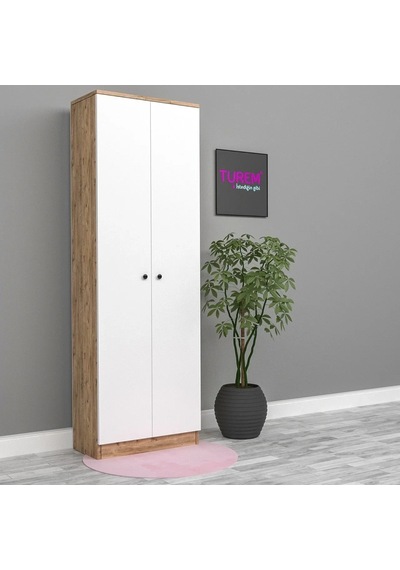 Home Çok Amaçlı 2 Kapaklı 8 Raflı Dolap Mdf Beyaz Home Çok Amaçlı 2 Kapaklı 8 Raflı Dolap Mdf Beyaz