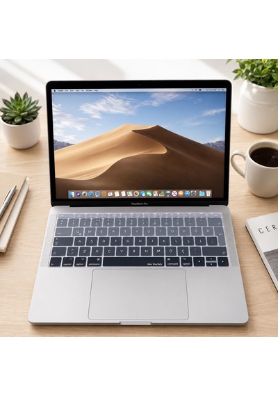 Türkçe Q Klavye Koruyucu Macbook A1534 A1708 Uyumlu Uk Avrupa Ters L Enter Silikon Klavye Koruyucu Turkish Q Keyboard Cover Siyah Gri