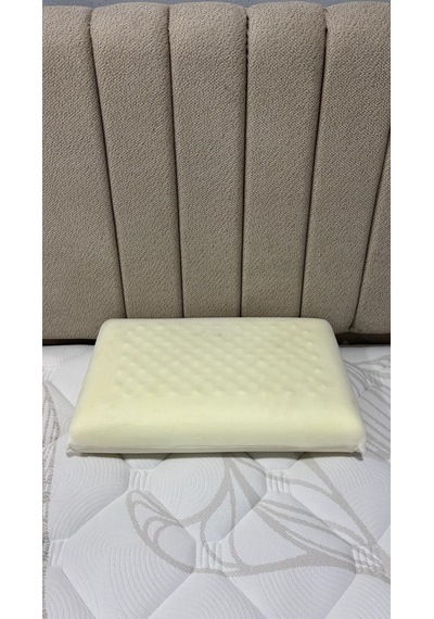Massage Air Visco Yastık Masaj Etkili Ortopedik Visco Yastık Beyaz