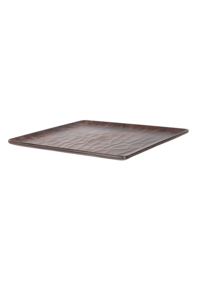 Mudo Home Wood Touch Kare Sunum 26cm Kahverengi