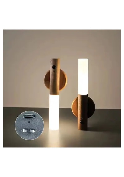 Cata Ct-5250 Kumru Şarjlı Led Duvar Aplik Günışığı Kablosuz Duvar Lambası Şık Dekoratif Aydınlatma Gün Işığı