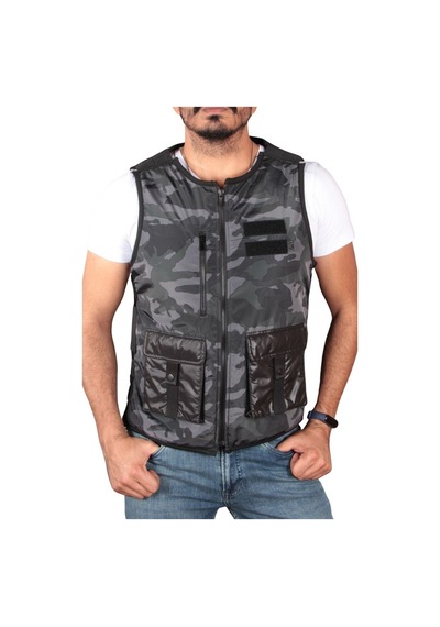 Tom Free Store Erkek Kamuflaj Spor Yelek