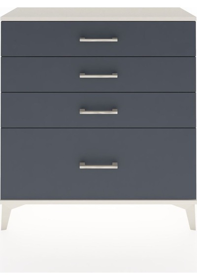 Arges Şifonyer 4 Çekmeceli 88x30x96 Aytaşı-antrasit Aytaşı