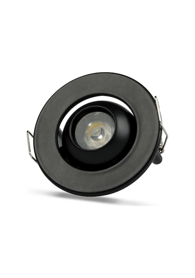 Noas Yl94 0201 Siyah Kasa 1w Led Spot 6500k Beyaz Işık