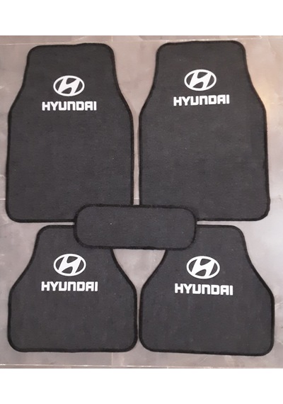 Hyundai Getz Logolu Füme Halı Paspas Çift Kat 460147456
