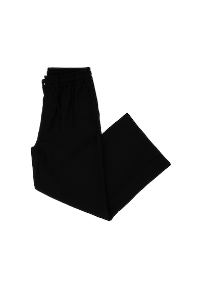 U.S. Polo Assn. Kız Çocuk Siyah Loose Fit  Modal Karışımlı Kanvas Pantolon 50300911-VR046