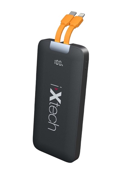 Ixtech Ix-pb022 10.000 Mah Powerbank Kablosuz Şarj Cihazı 22.5w Siyah Siyah