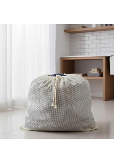 Mont Ve Perde Yıkama Filesi Extra Büyük, Dayanıklı, Battal Boy 120x150 Cm Nefes Alabilir Çamaşır Koruma Torbası