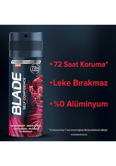 Blade Self Confidence Deodorant 6 x 150 ML