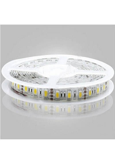 Yeni Nesil Şerit Led Silikonlu Beyaz 5 Metre Arsvision