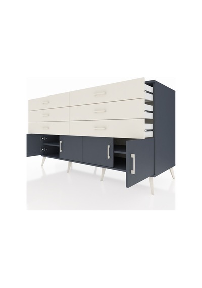 Kronos Konsol 2 Raflı 6 Çekmeceli 4 Kapaklı 176x59x99 Antrasit-an Antrasit-antrasit/aytaşı Kronos Konsol 2 Raflı 6 Çekmeceli 4 Kapaklı 176x59x99 Antrasit-an Antrasit-antrasit/aytaşı