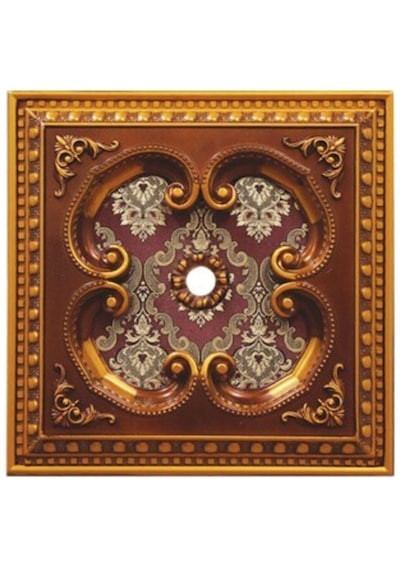 Kahve Eskitme Saray Tavan 60x60 Cm