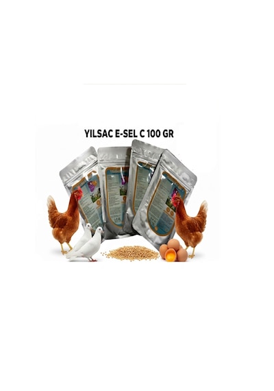 Yılsac E-sel C 100 Gr - Verim Destekleyici X 4 Adet Civciv, Tavuk , Hindi Ve Büyükbaş , Küçükbaş Hayvanlar İçin