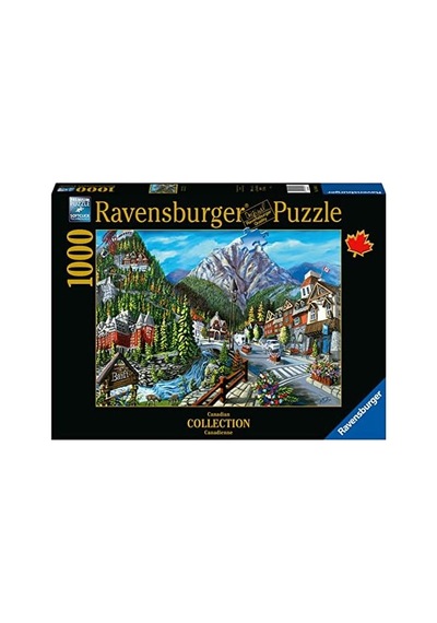 164813 1000 Parça Puzzle Banff Wanderlust Wanderlust, Çok Renkli