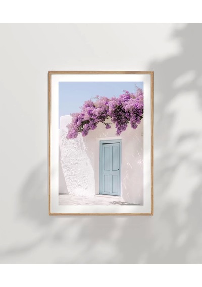 Çerçevesiz Poster Mor Çiçeklerin Gölgesinde