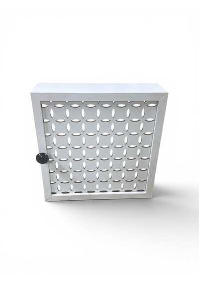 Modem Saklama Kutusu 45cm 30cm Mdf Beyaz