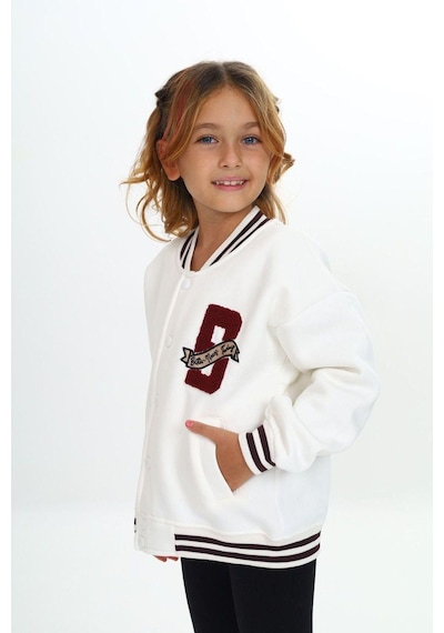 My Kids Wear Üç İplik Cepli Kolej Ceketler Bebe Mavi