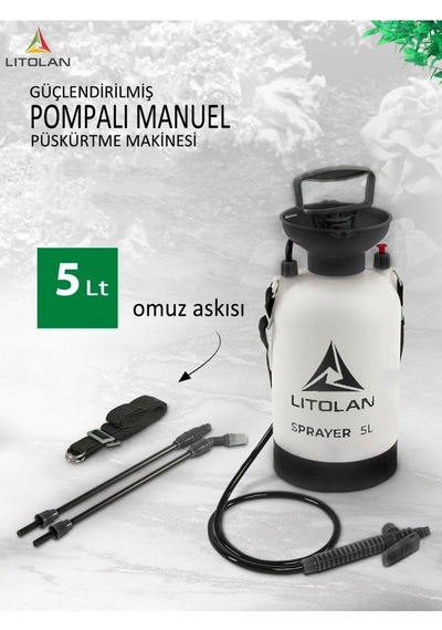 5 Lt Manuel Zirai Ilaçlama Pompası , Sulama, Püskürtücü El Pompası