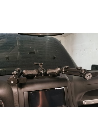 Jeep Wrangler Jk Telefon, Tablet Ve Gopro Montaj Aparatı Tamamen 3d Baskılı