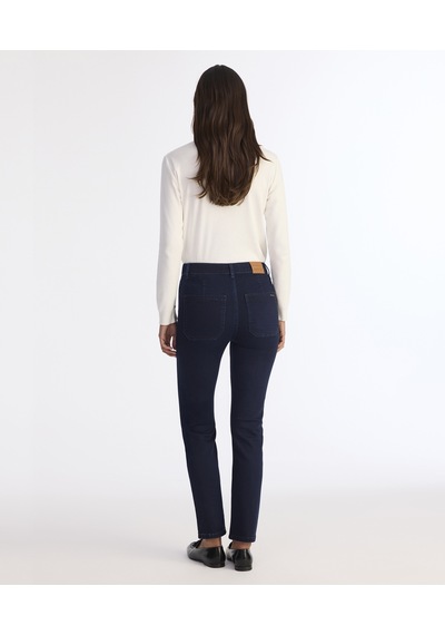 Yargıcı Denim Düz Yüksek Bel Pantolon 25kkpn3042p 484 Lacivert