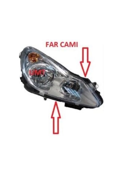 Opel Corsa D Far Camı Sağ 06 -10
