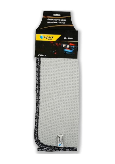 3 Adet Spark 5340 Waffle Mikrofiber Oto Cam Bezi Ve Genel Temizlik Bezi 40x60 Cm.