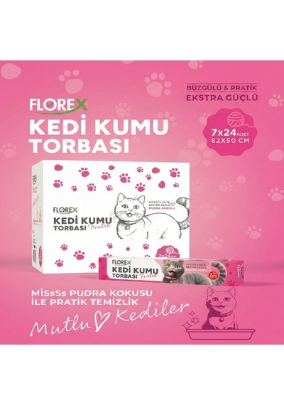 Kedi Kumu Torbası Pudra Kokulu