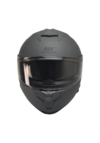 Mts X340 Fullface Şeffaf Camlı motosiklet Kaskı Mat Gri