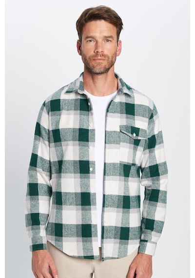 Tudors Erkek Slim Fit Dar Kesim Oduncu Tek Cepli Kareli Kışlık Gömlek-32612 Çok Renkli Tudors Erkek Slim Fit Dar Kesim Oduncu Tek Cepli Kareli Kışlık Gömlek-32612 Çok Renkli