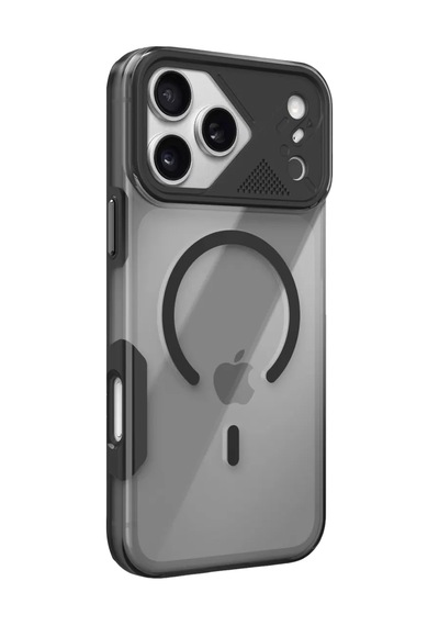 Joko Apple İphone 17 Pro Zinko Magsafe Kapak - Siyah Şeffaf