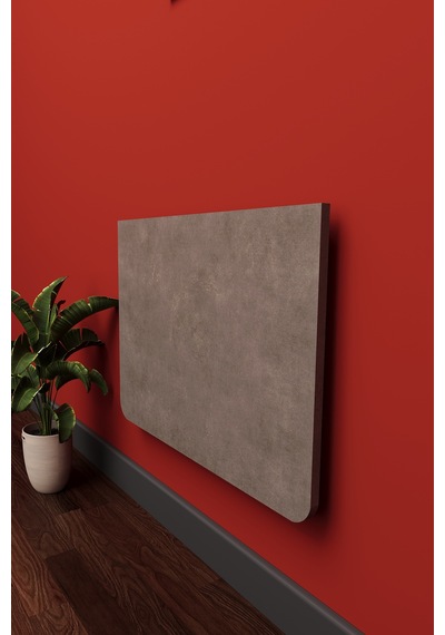 Lüks Duvara Monte Katlanabilir Çalışma Yemek Masası %100 Mdf Balkon Bahçe Masası Dmm68 Retro Gri Lüks Duvara Monte Katlanabilir Çalışma Yemek Masası %100 Mdf Balkon Bahçe Masası Dmm68 Retro Gri