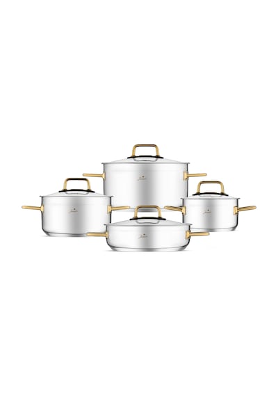 Jumbo Modena 8 Parça Titanyum Gold Tencere Seti 500.01.01.8229