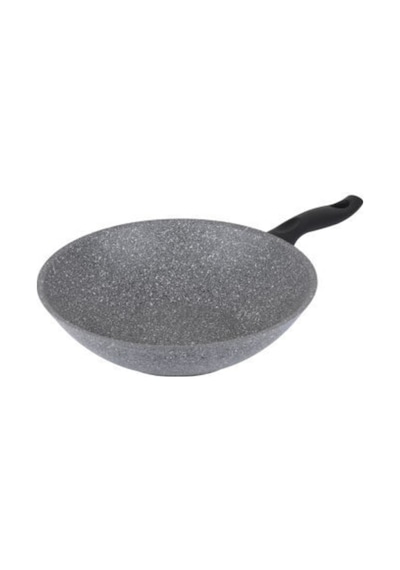 Tantitoni Granıtte Gri Granit Wok Tava 28 CM