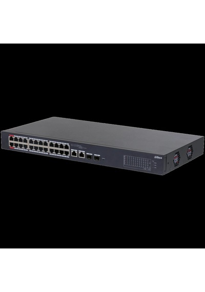 Dahua Cs4226-24et-240, 24port, Megabit, Poe 240w, 2 Port Sfp Gigabit Combo, Cloud Yönetilebilir, Swi