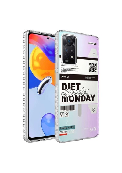 Redmi Note 11 Pro 5G Kilif Airbag Kenarli Renkli Desenli Elegans 562695468