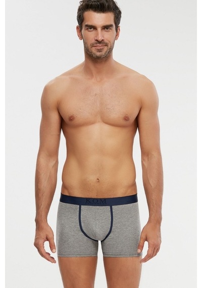 Kom Levi 2'Li Erkek Boxer Pamuk-Micro